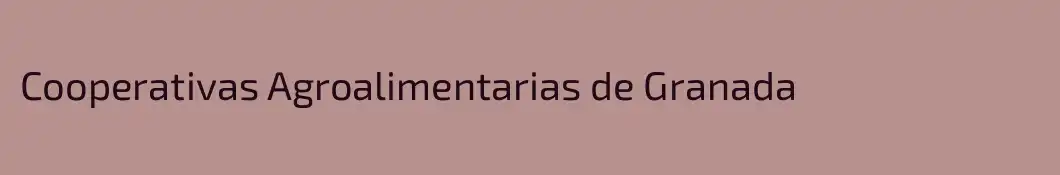 Cooperativas Agroalimentarias de Granada